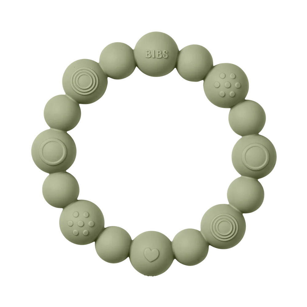 Beaded Silicone Teething Ring