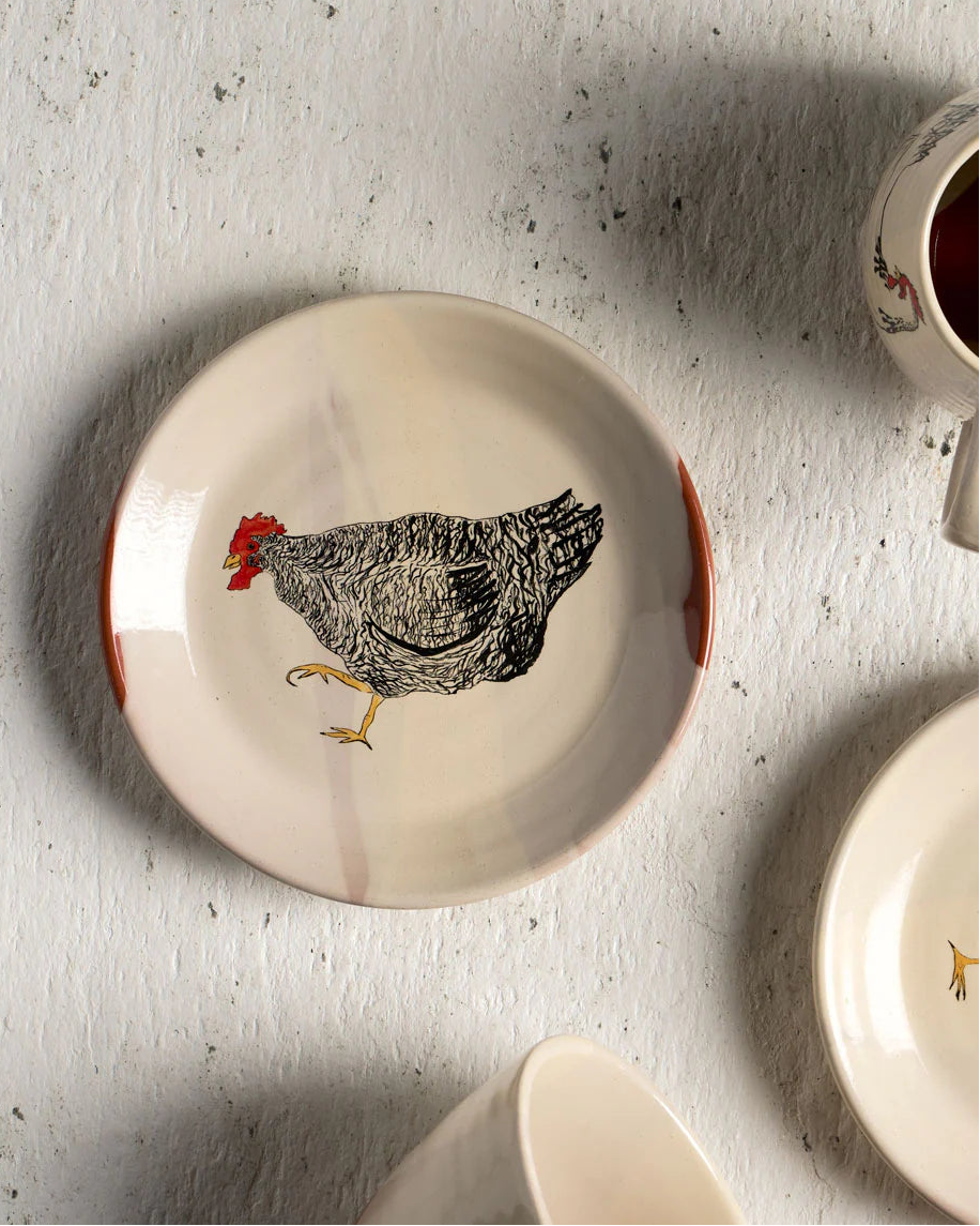 Robert Gordon Emogen's Chickens Mabel Plate 17cm