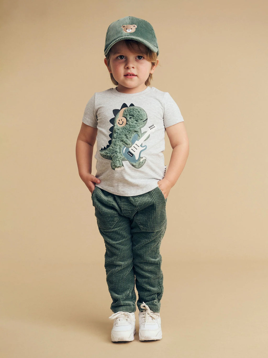 Huxbaby Cord Pant - Light Spruce