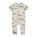 Burrow & Be Zip Suit Short Sleeve - Dragonflies