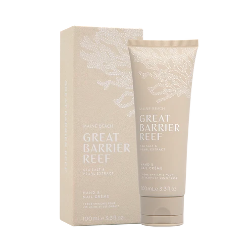 Maine Beach Great Barrier Reef Sea Salt - Hand & Nail Crème 100ml