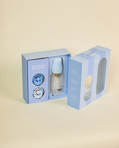 BIBS Gift Set, Baby Sprinkle - Baby Blue