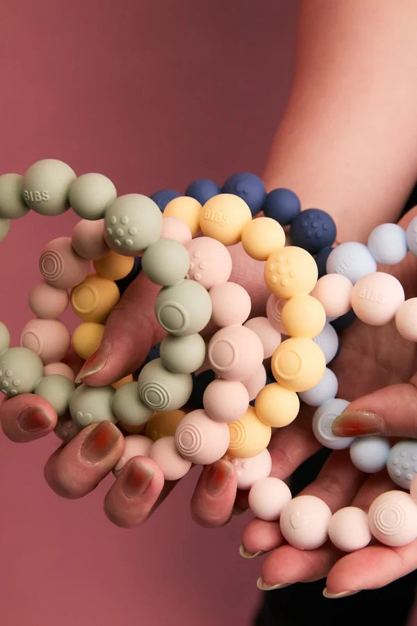 Beaded Silicone Teething Ring