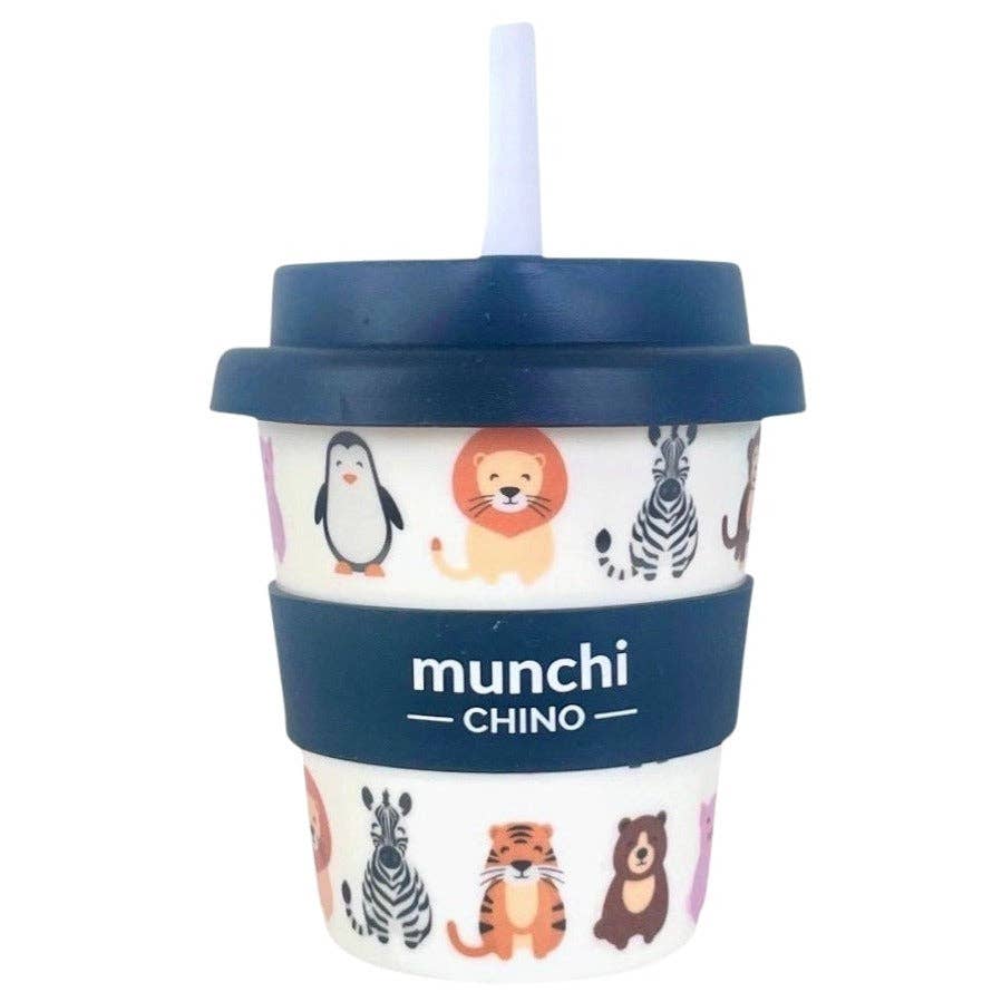Munchi Zoo Babychino Cup - Straw Included