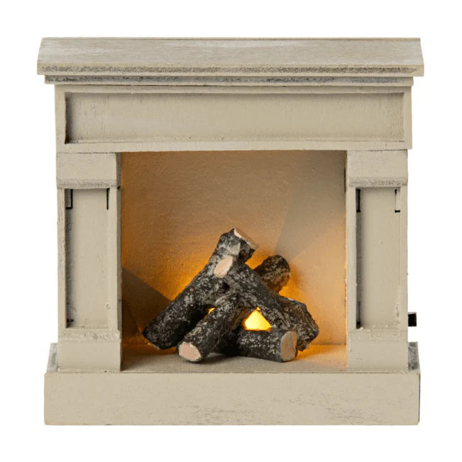 Maileg Mouse Fireplace - Off White