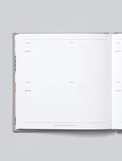 Funny Things My Kids Say Journal - Magenta