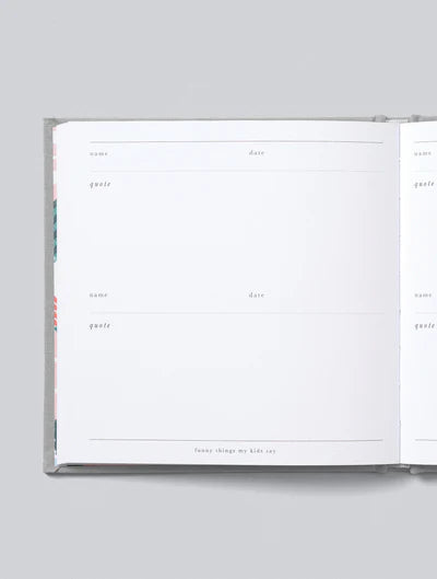 Funny Things My Kids Say Journal - Grey