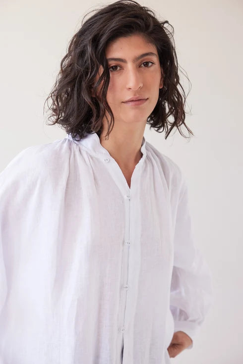Eva's Sunday Harper Dress Shirt - White