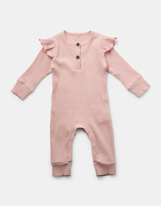 Walnut Tobi Onesie - Pink