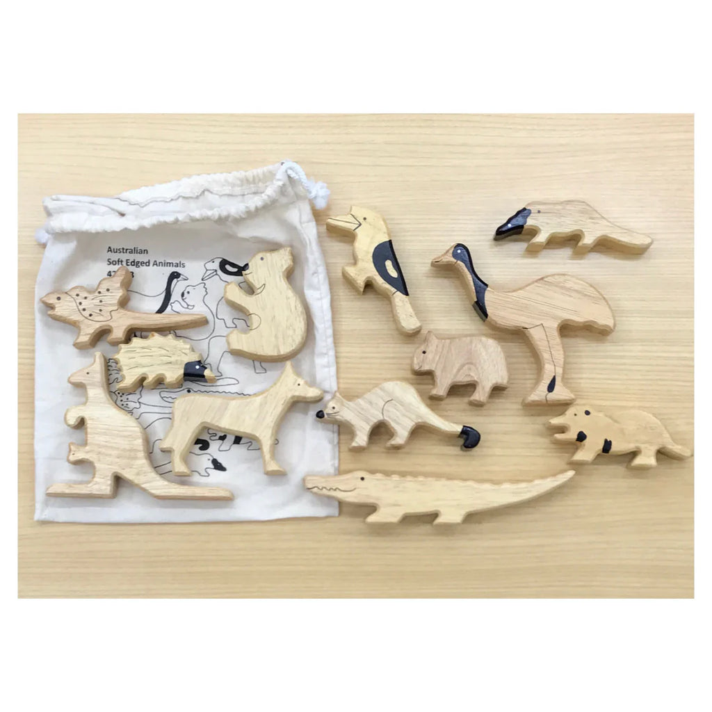 Soft Edge Timber Australian Animals