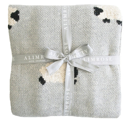 Baa Baa Baby Blanket - Grey