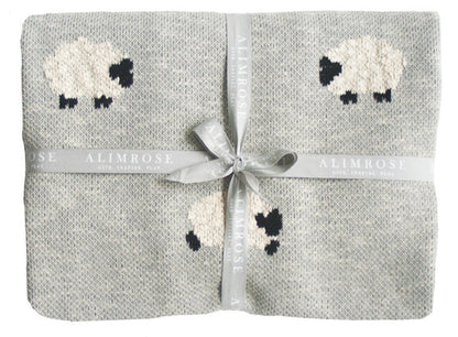 Baa Baa Baby Blanket - Grey