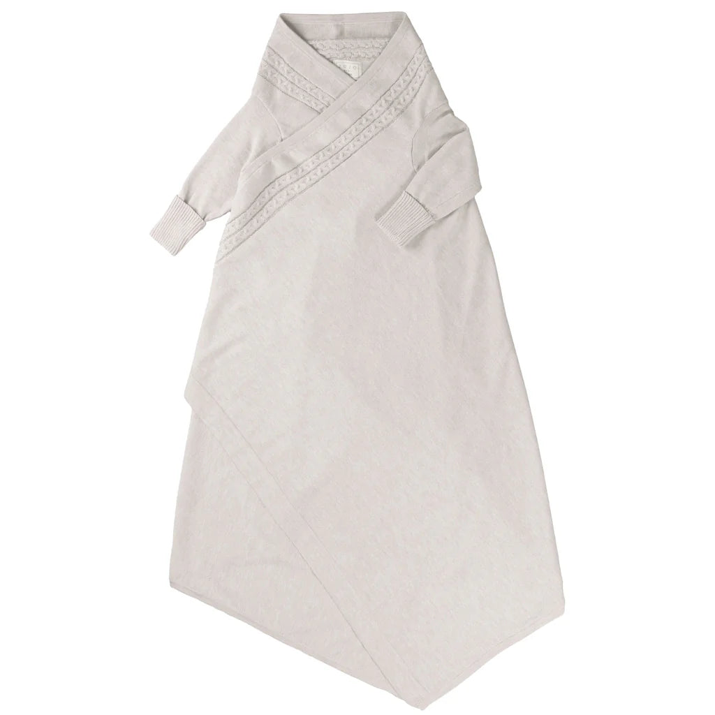 Jujo Baby Cable Edge Shwrap - Milk