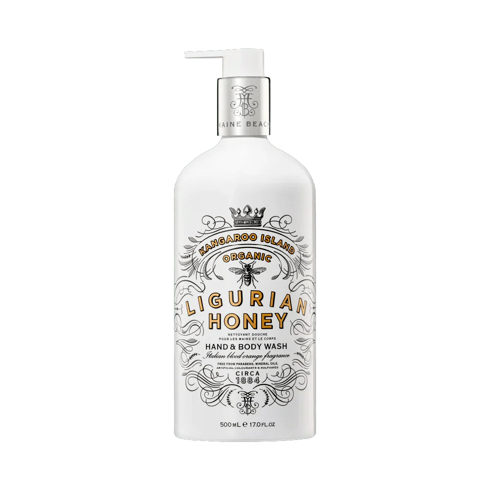 Maine Beach Kangaroo Island Ligurian Honey Hand & Body Wash 500ml