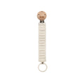 Bibs Knitted Pacifier Clip - Ivory