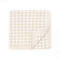Gingham Baby Blanket | Nude