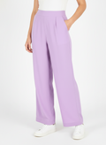 Olga de Polga Boheme Splendour Trousers Lilac in Linen Blend