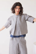 Eva's Sunday Loretta Reversible Top - Chambray Stripe