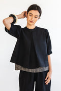 Eva's Sunday Loretta Reversible Top - Black
