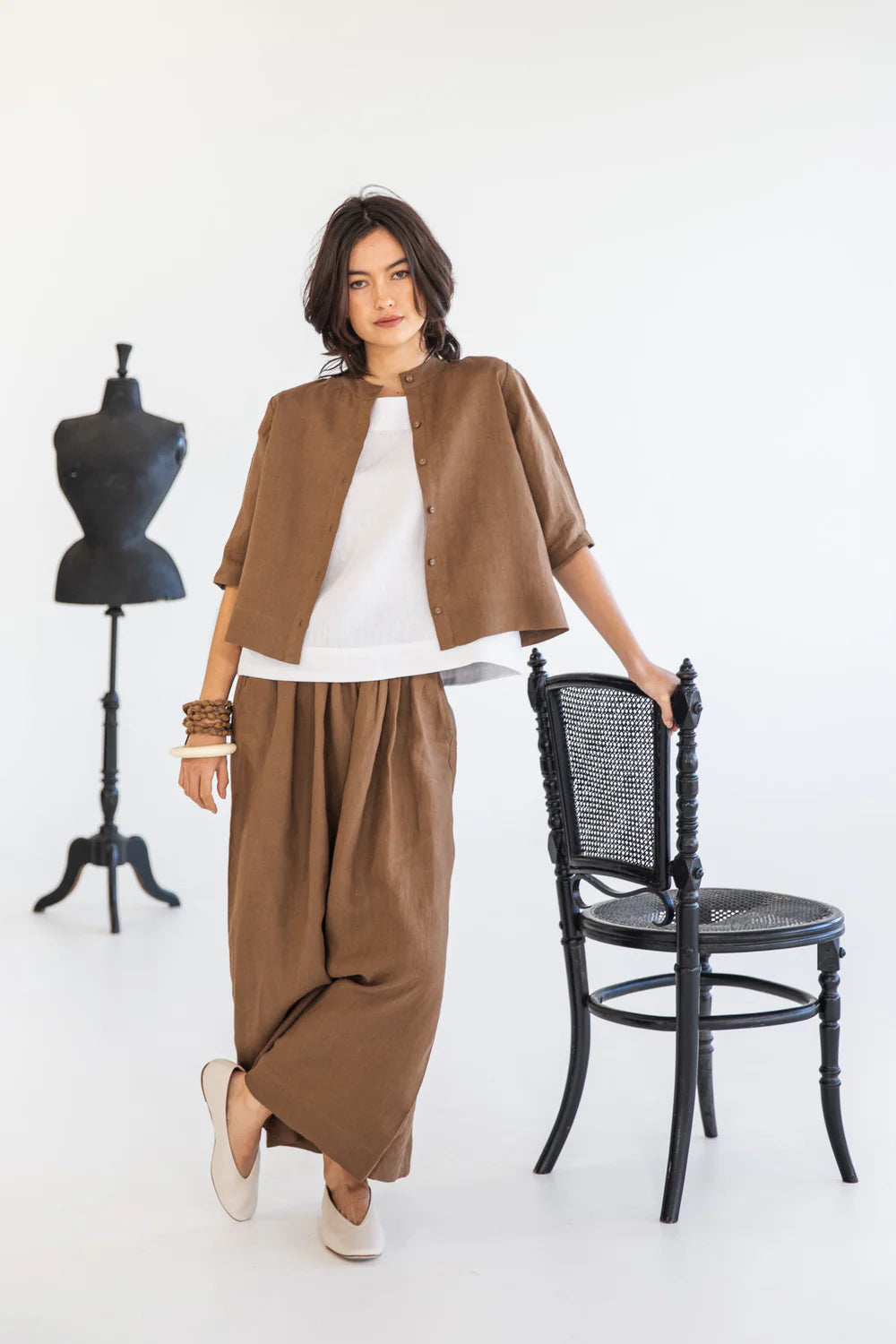 Eva's Sunday Loretta Top - Cinnamon