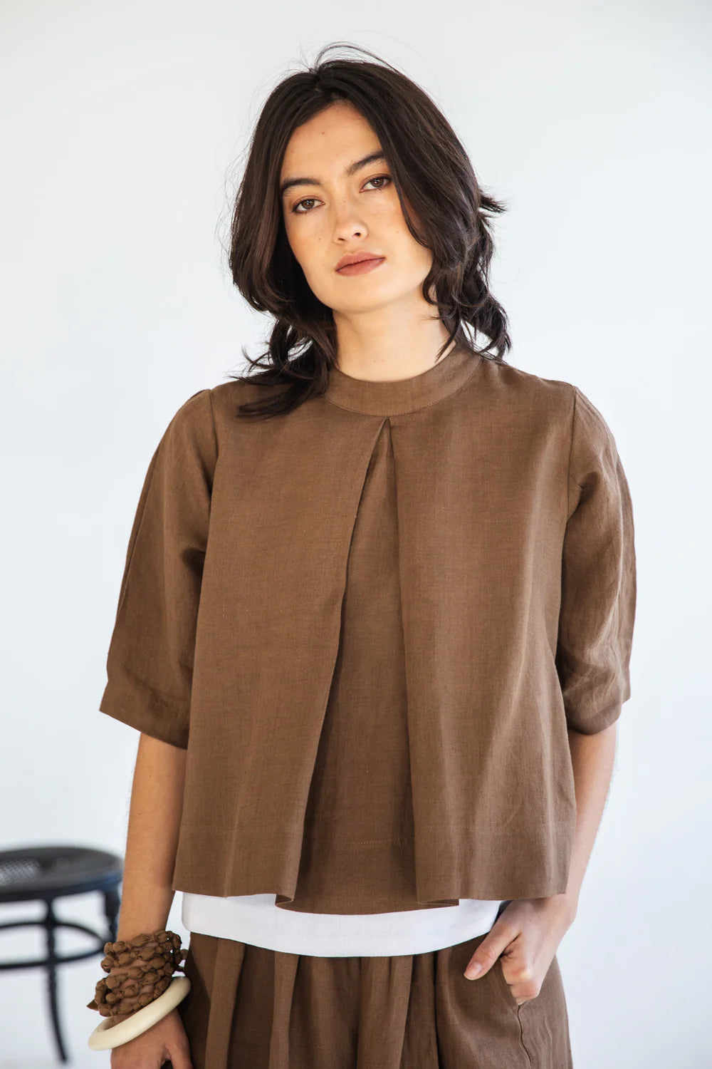 Eva's Sunday Loretta Top - Cinnamon