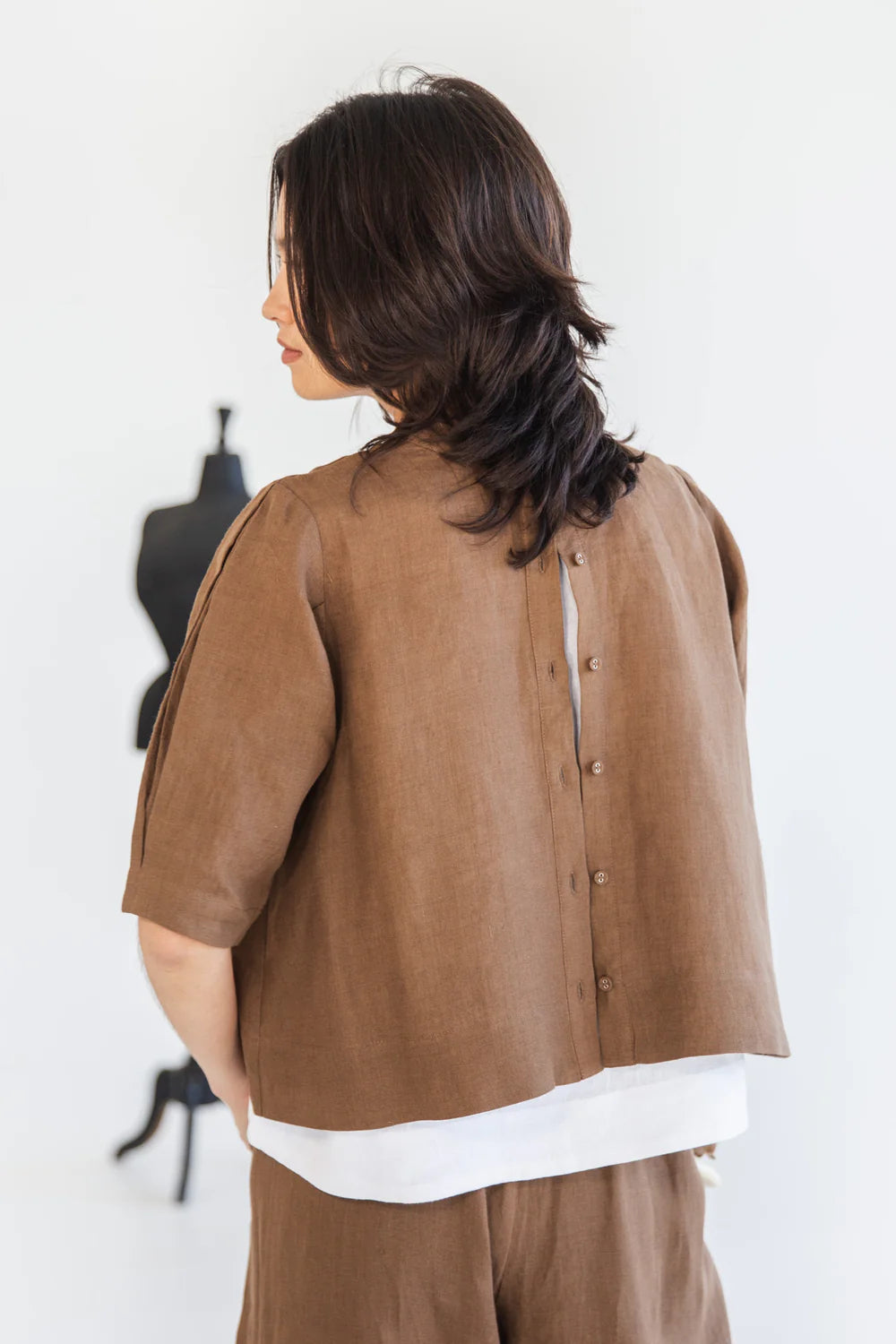 Eva's Sunday Loretta Top - Cinnamon