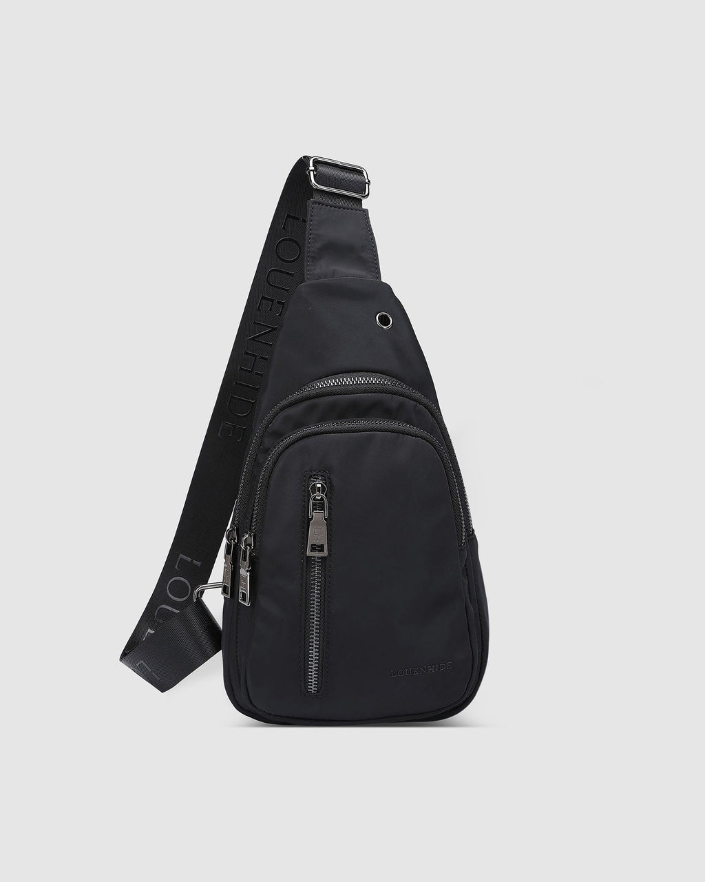 Louenhide Boyd Nylon Sling Bag - Black