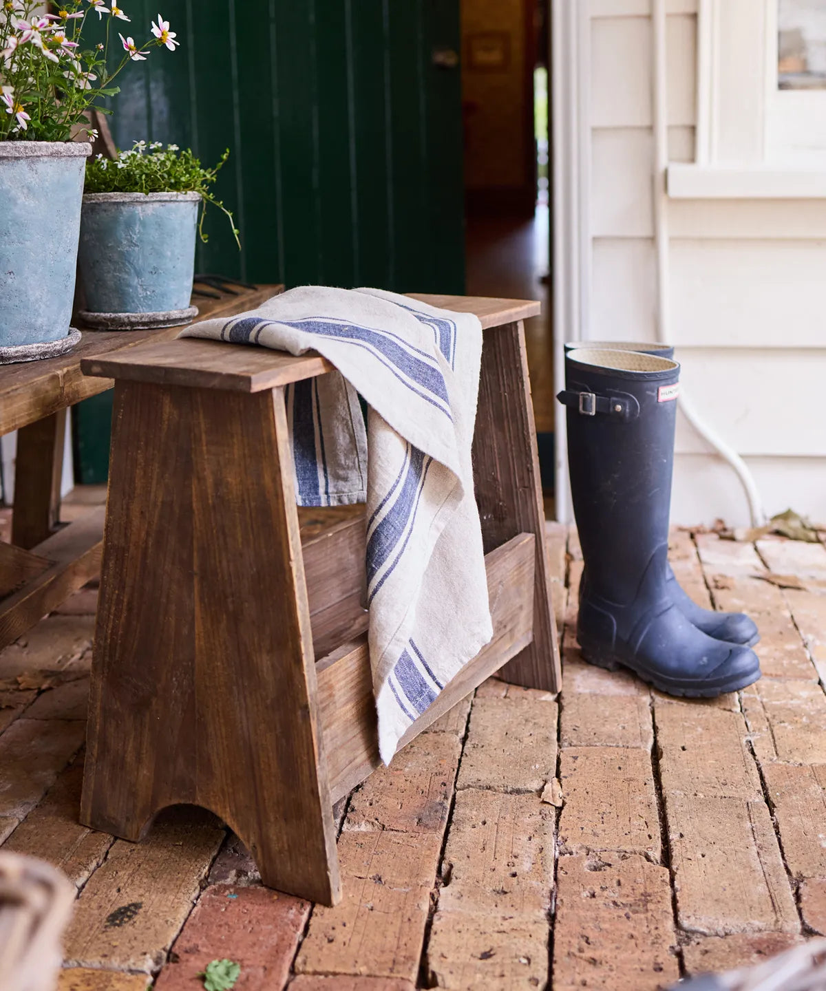 Rustic Timber Stool