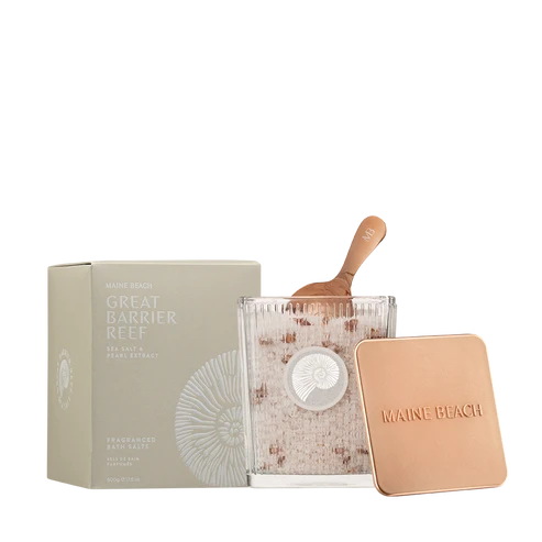 Maine Beach Great Barrier Reef Sea Salt - Fragranced Bath Salts 500g