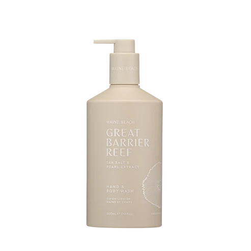 Maine Beach Great Barrier Reef Sea Salt - Hand & Body Wash 500ml