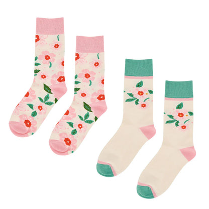 Boxed Socks 2 Pack - Meadow Blush