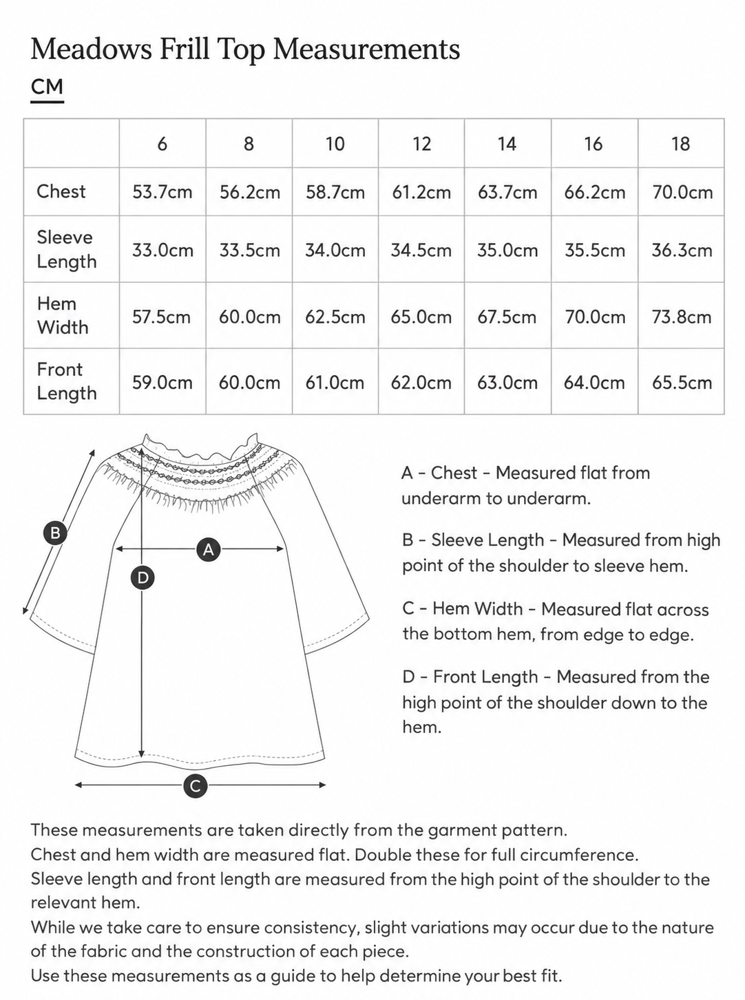 Nancybird Meadows Frill Neck Top