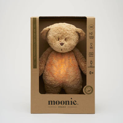 Moonie Organic Humming Bear - Cappuccino