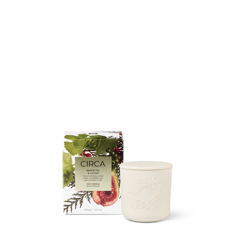 CIRCA - White Fig & Cedar Soy Candle 300g