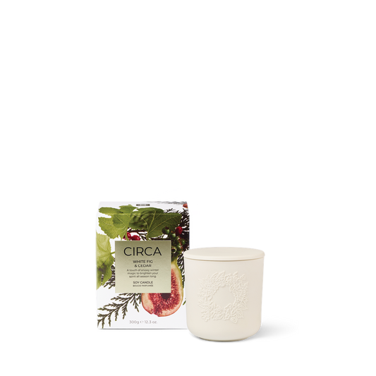 CIRCA - White Fig & Cedar Soy Candle 300g