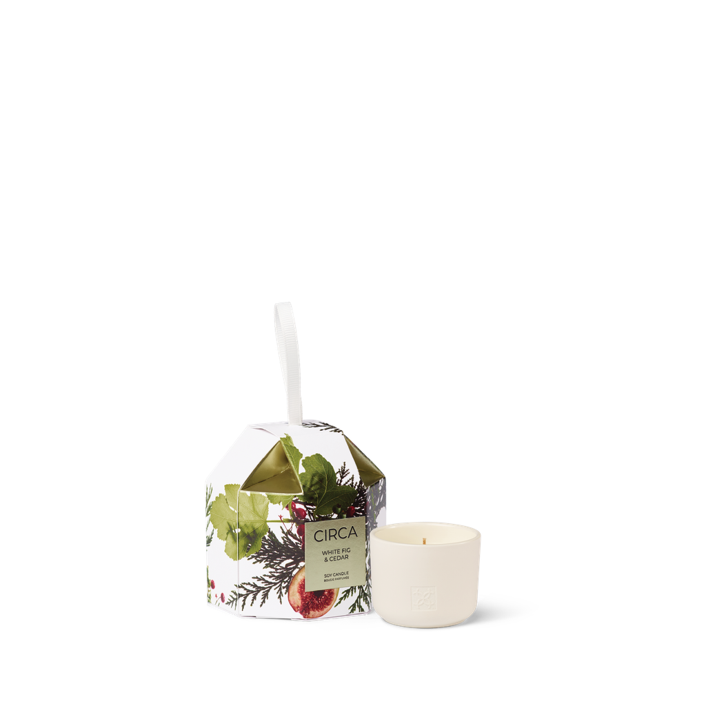 CIRCA - White Fig & Cedar Bauble Soy Candle 70g