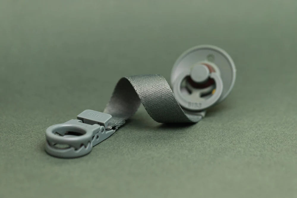 Bibs Pacifier Clip Loop - Pine