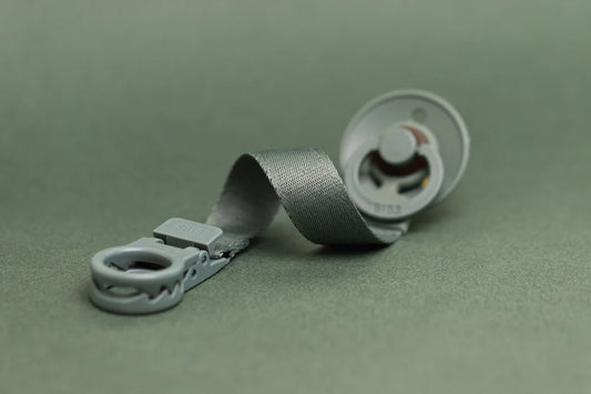 Bibs Pacifier Clip Loop - Pine