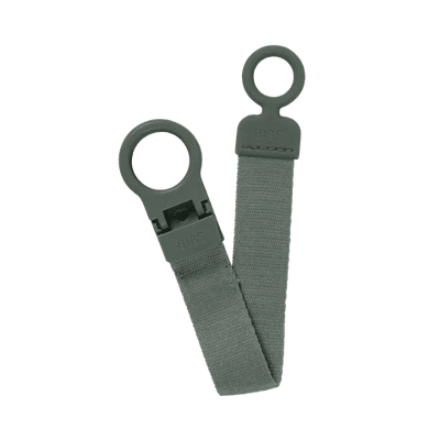 Bibs Pacifier Clip Loop - Pine