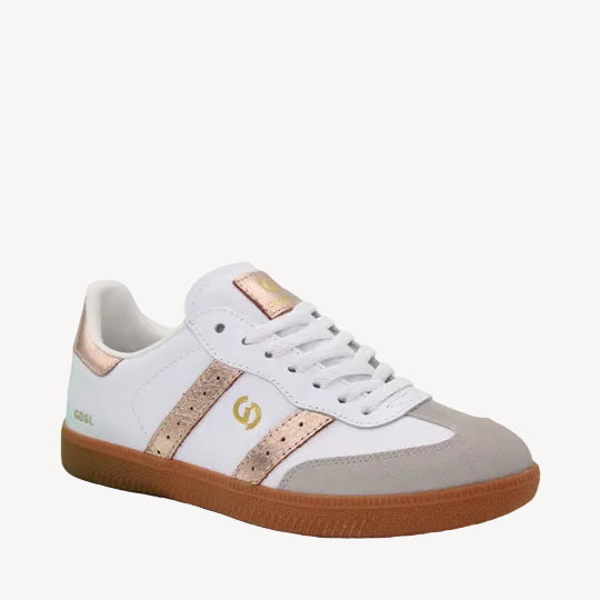 Goodsole 2001 Parallel - White / Gold Leather