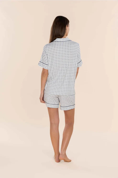 Gingerlilly Penelope Bamboo Short Set - Navy