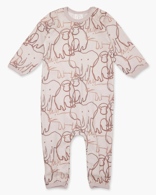 Walnut Scout Onesie - Safari Tan