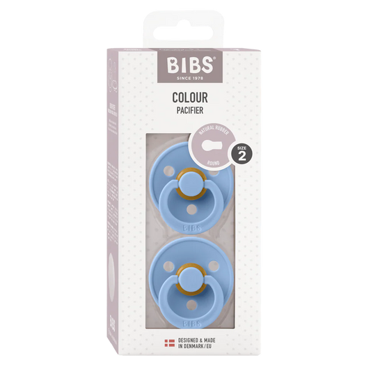 BIBS Colour Dummy - Sky Blue (2 Pack)