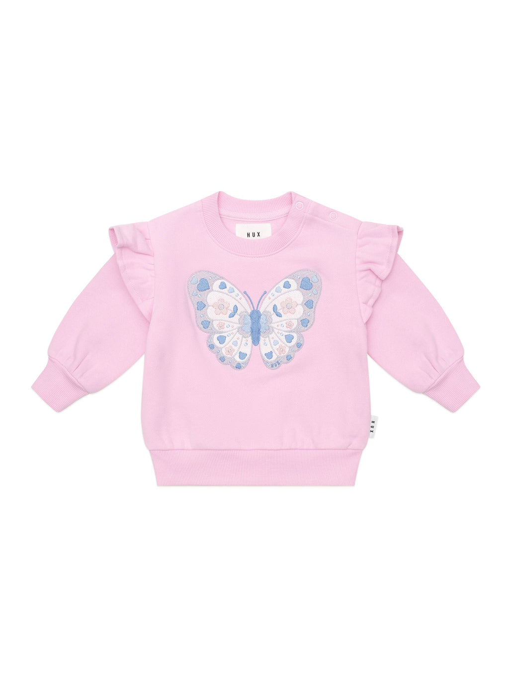 Huxbaby Butterfly Frill Sweatshirt | Bloom