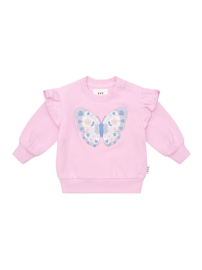 Huxbaby Butterfly Frill Sweatshirt | Bloom