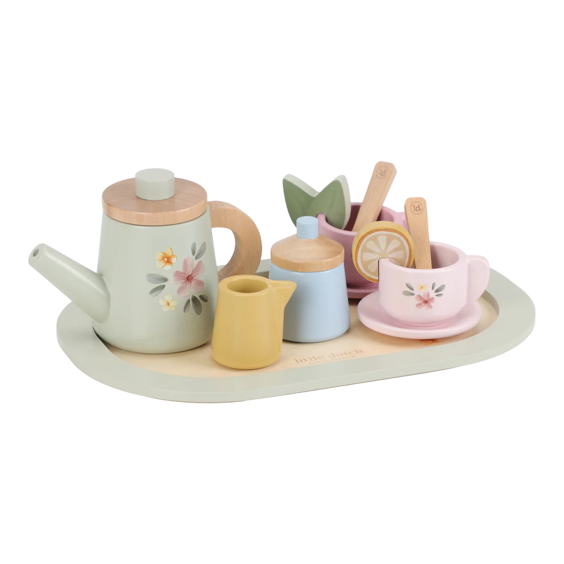 Wooden Tea Set