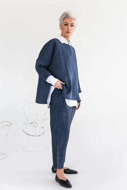 Eva's Sunday Teddy Pant - Navy