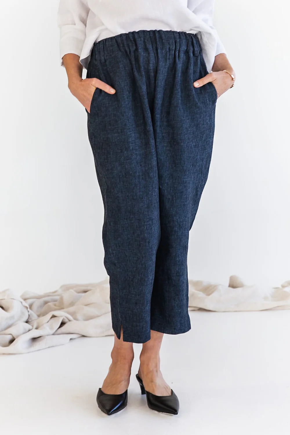 Eva's Sunday Teddy Pant - Navy