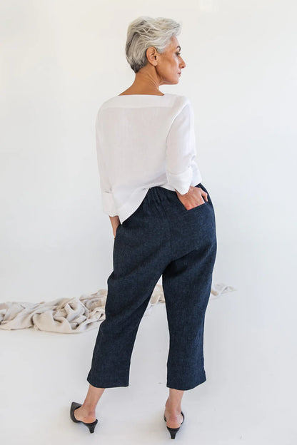 Eva's Sunday Teddy Pant - Navy