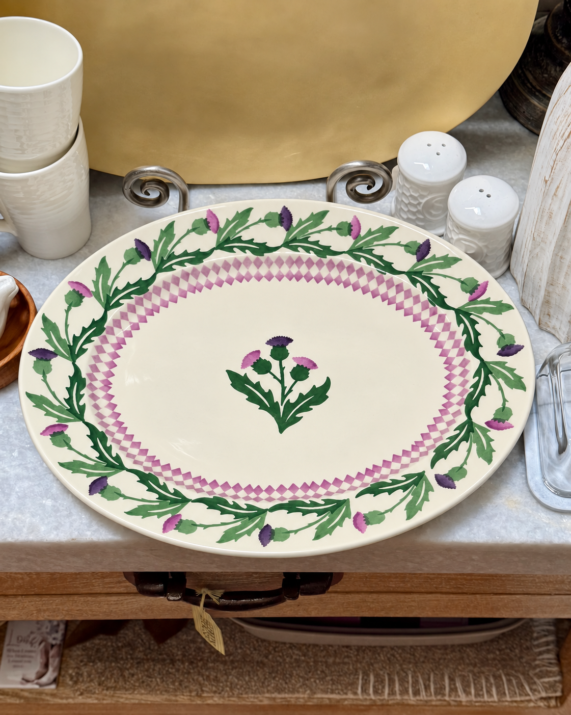 Emma Bridgewater Thistle Oval Platter